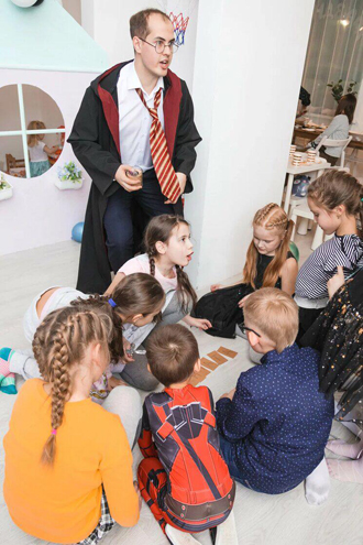 Квест Гарри Поттер на детский день рождения в Екатеринбурге в студии Артмезонин