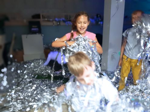 Серебрянная дискотека в Екатеринбурге  на детский день рождения